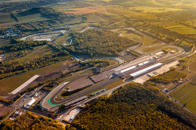 Car race track in Mogyorod, Hungary-stock-foto