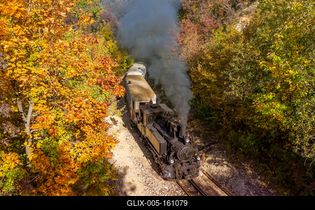 Children's train in Budapest hills-stock-foto