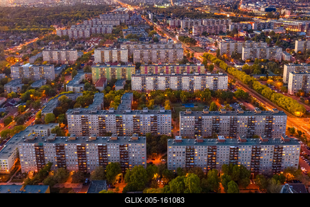 A residentials in Budapest XIX. district.-stock-foto