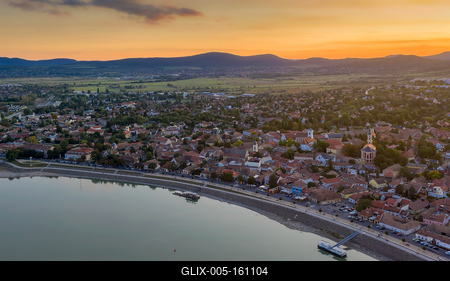Szentendre cityscape-stock-foto