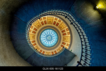 Spiral staircase-stock-foto