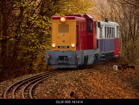 Forest train, Children's train-stock-foto
