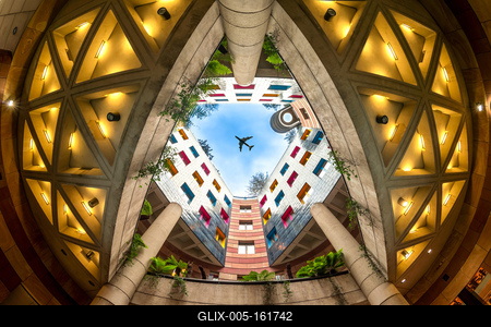 Look up picture in London-stock-foto