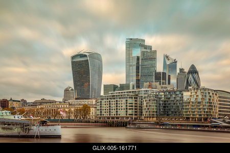 London cityscape with Belfast.-stock-foto