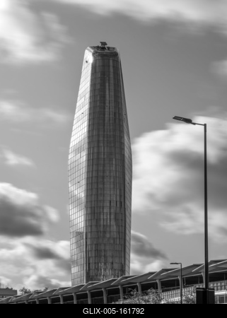 One Blackfriars skyscraper. Arternative name as The mummy, the vase, the boomerang.-stock-foto