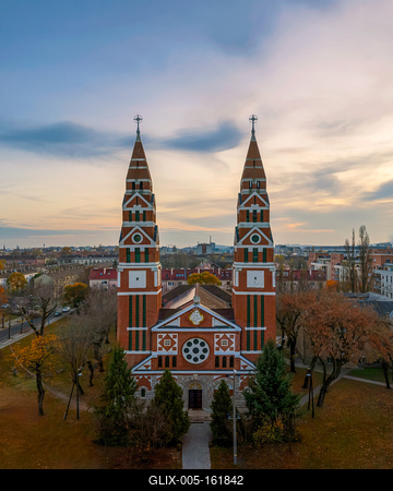 St Michael Roman catholic church, Budapest-stock-foto