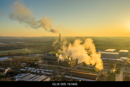 Waste Incineration Plant, Ujpest, Budapest, Hungary-stock-foto