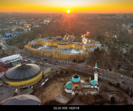 Europe Hungary Budapest Szechenyi thermal Bath-stock-foto