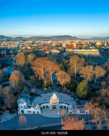 Europe Hungary in Hungary Entrance of the Budapest Zoo-stock-foto