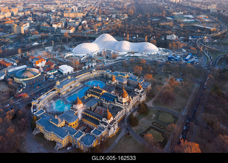 Europe Hungary Budapest Szechenyi thermal Bath-stock-foto