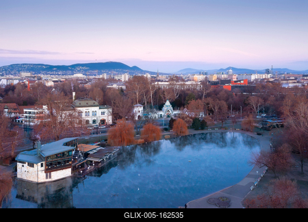 Europe Hungary Budapest City park-stock-foto