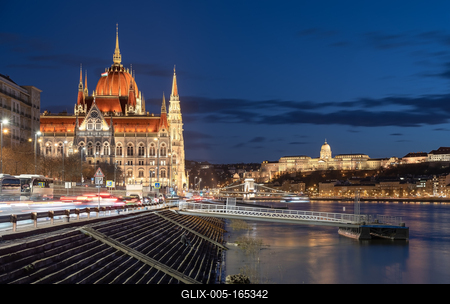 Europe Hungary Budapest. Hungarian Parliament building-stock-foto