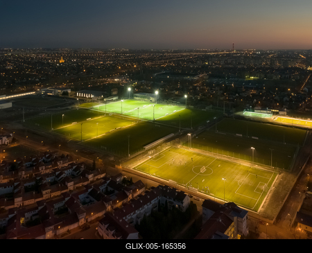 Europe Hungary Budapest Ujpest soccer courts-stock-foto