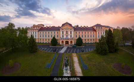 Hungary Godollo. St Stpehen University-stock-foto