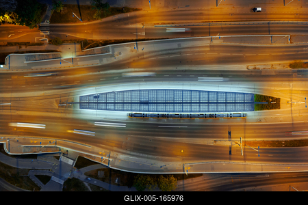 Hungary Budapest. Aerial view about Arpad bridge-stock-foto