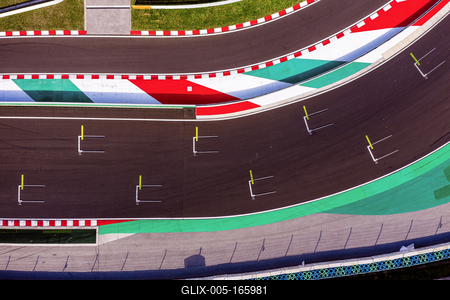 Europe Hungary Mogyorod Hungaroring. Official Forma 1 race track-stock-foto