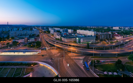 Hungary Budapest. Aerial view about Arpad bridge-stock-foto