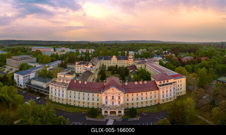 Hungary Godollo. St Stpehen University-stock-foto