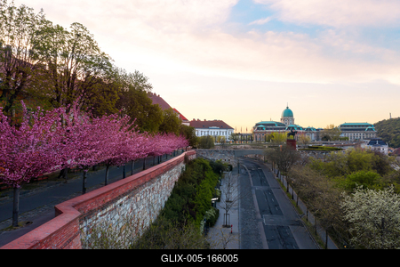 Europe Hungary Budapest. The famous Buda Castle-stock-foto