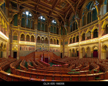 Europe Hungary Budapest Goverment assembly room-stock-foto