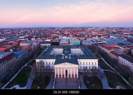 Europe Hungary Budapest The hungarian national museum-stock-foto