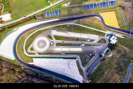 Europe Hungary Mogyorod Hungaroring. Official Forma 1 race track-stock-foto