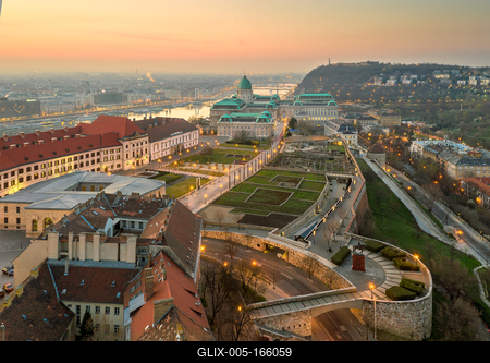 Europe Hungary Budapest Buda Catle-stock-foto