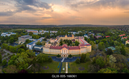 Hungary Godollo. St Stpehen University-stock-foto