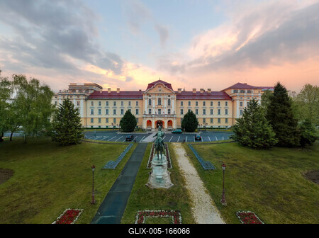 Hungary Godollo. St Stpehen University-stock-foto