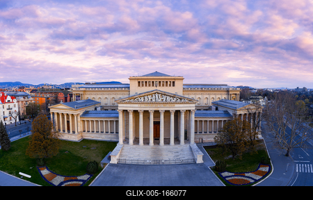 Europe Hungary Budapest Museum of fine arts-stock-foto