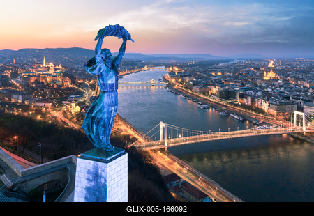 04.02.2020. Europe Hungary Budapest  Liberty statue-stock-foto