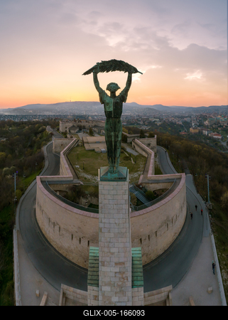 04.02.2020. Europe Hungary Budapest  Liberty statue-stock-foto