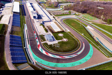 Europe Hungary Mogyorod Hungaroring. Official Forma 1 race track-stock-foto