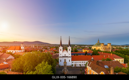 Hungary Vac City. Saint Anna piraist chuch-stock-foto