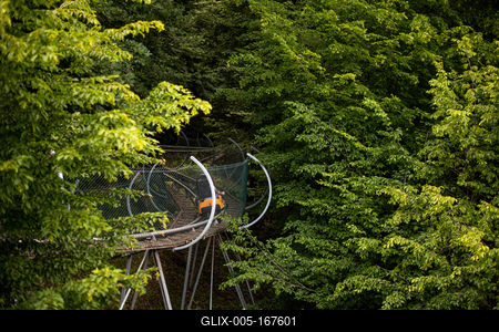 Zemplen Kalandpark in Tokaj aera next to Satoraljaujhely-stock-foto