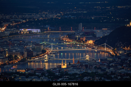 Amazing panoramic photo about Budapest-stock-foto