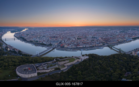 Europe Hungary Budapest Citadella.-stock-foto