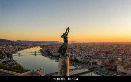 Europe Hungary Budapest Citadella.-stock-foto