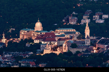 Budaa Castle district-stock-foto