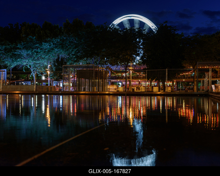 Erzsebet square in center of Budapest-stock-foto