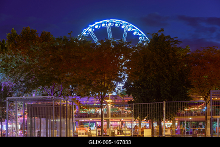 Erzsebet square in center of Budapest-stock-foto
