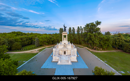 Cementery in Fiumei road-stock-foto