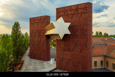 Holocaust memorial center in Budapest Hungary-stock-foto
