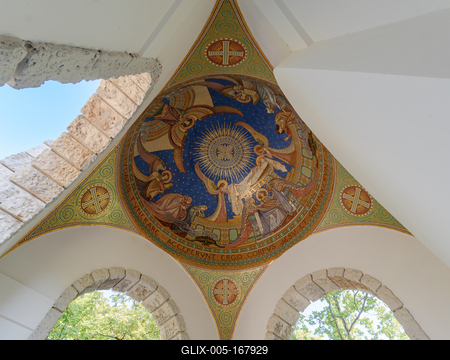 Cementery in Fiumei road-stock-foto