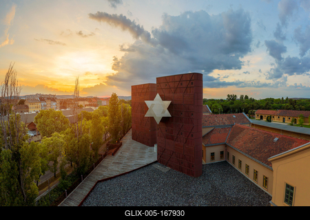 Holocaust memorial center in Budapest Hungary-stock-foto