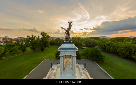 Cementery in Fiumei road-stock-foto