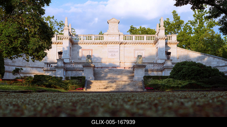 Cementery in Fiumei road-stock-foto