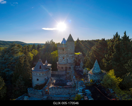 Tarodi castle in Sopron Hungary-stock-foto