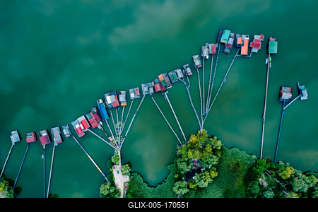 Lake Bokod next to Oroszlany city in Hungary-stock-foto