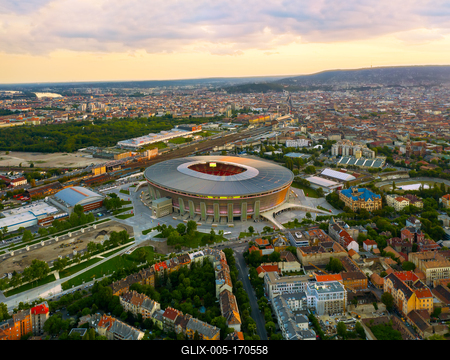 Paukás Aréna Budapest.-stock-foto